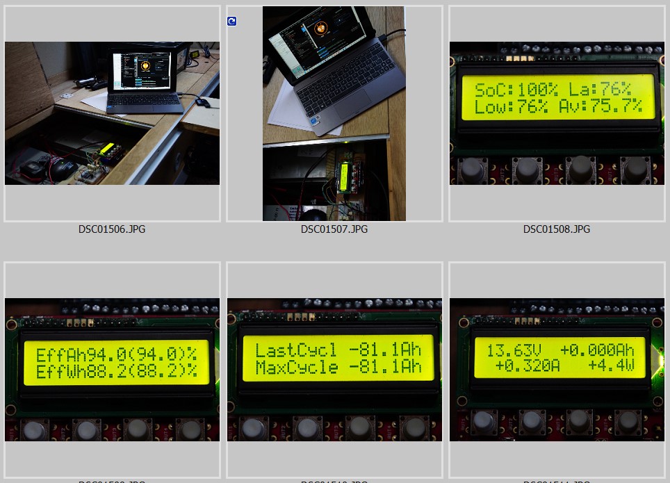 ESP32-batterimonitor driftsstatistik